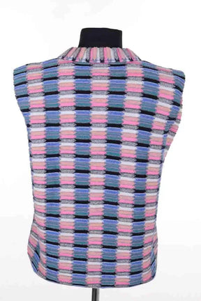 Top Molli Multicolore en Laine