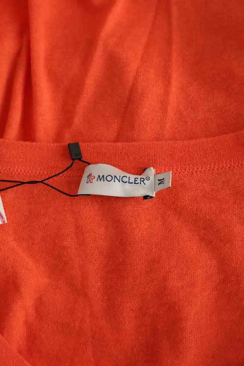 Top Moncler Orange en Cachemire