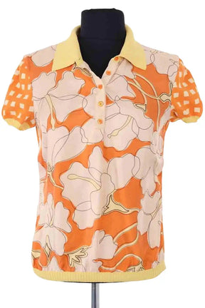 Top Moschino Orange en Coton, taille S - Seconde Main