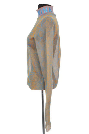 Top Nina Ricci Doré en Synthétique