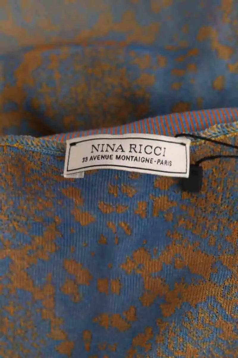 Top Nina Ricci Doré en Synthétique