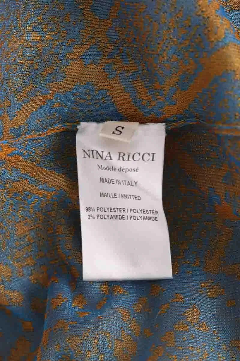 Top Nina Ricci Doré en Synthétique
