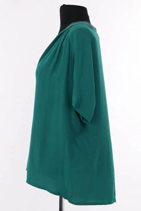 Top Pablo Vert en Viscose