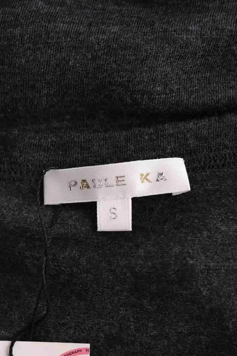 Top Paule Ka Anthracite en Laine