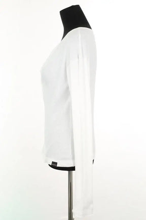 Top Pinko Blanc en Coton