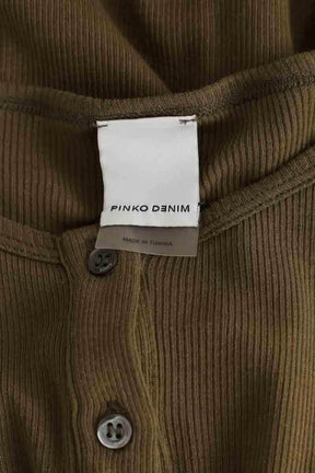 Top Pinko Kaki en Coton