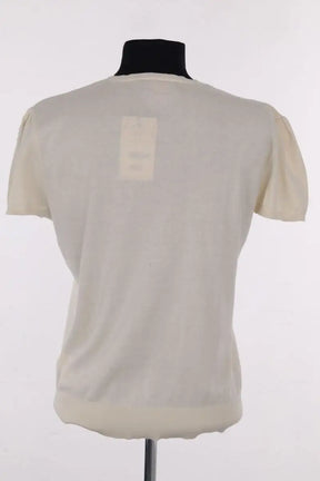 Top Ralph Lauren Ecru en Coton