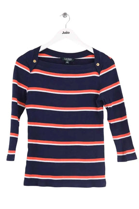 Top Ralph Lauren Marine en Coton, taille M - Seconde Main