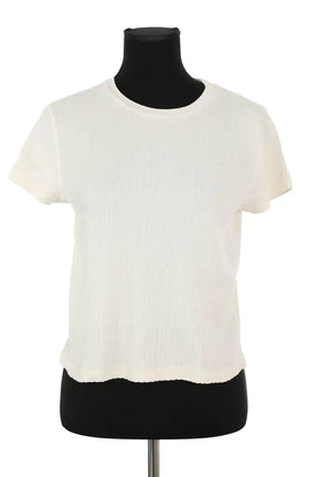 Top RE/DONE Ecru en Coton, taille S - Seconde Main
