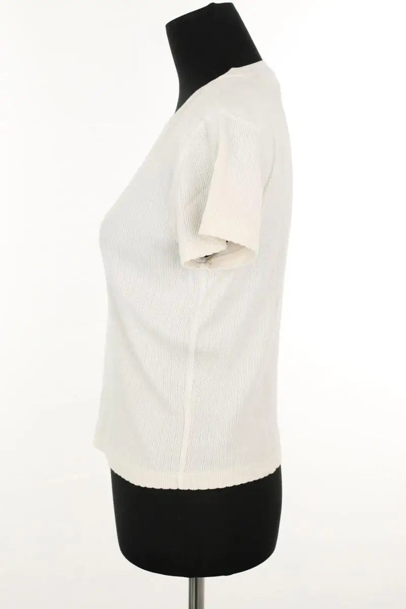 Top RE/DONE Ecru en Coton