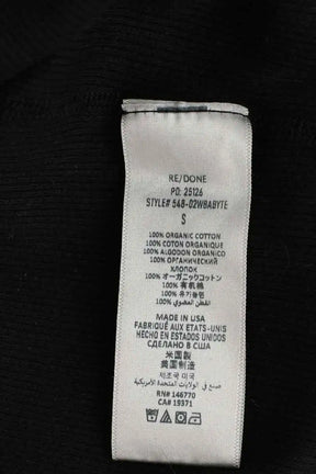 Top RE/DONE Noir en Coton
