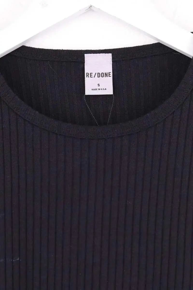 Top RE/DONE Noir en Coton