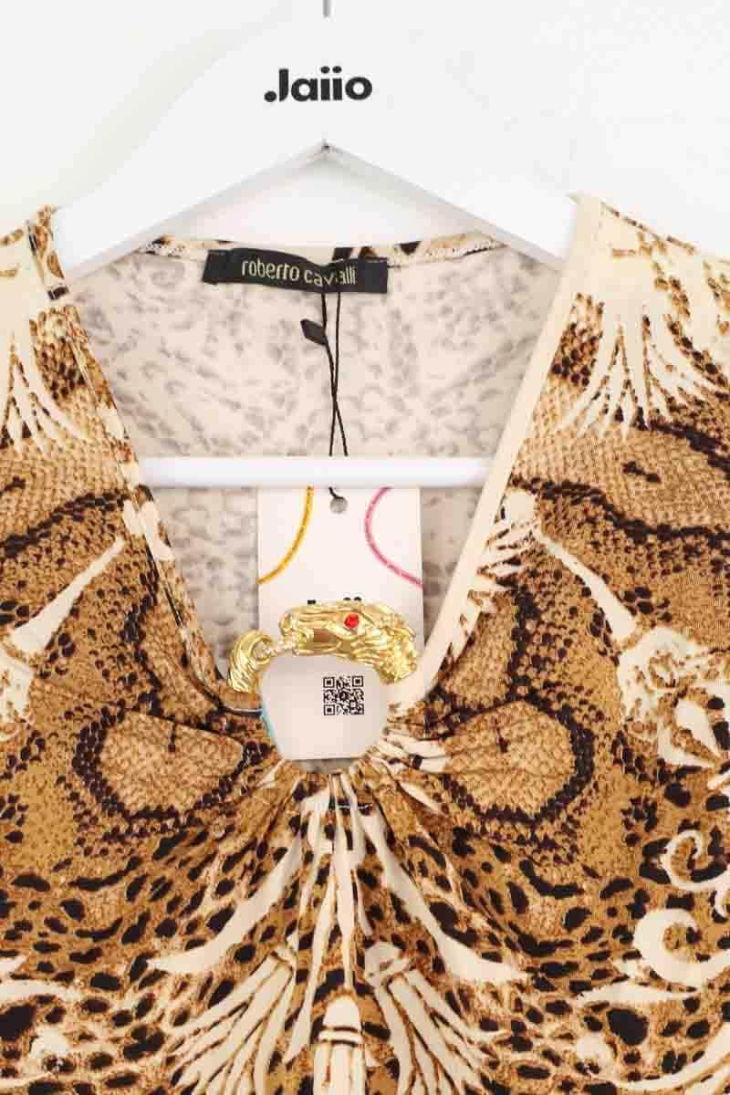 Top Roberto Cavalli Marron en Synthétique