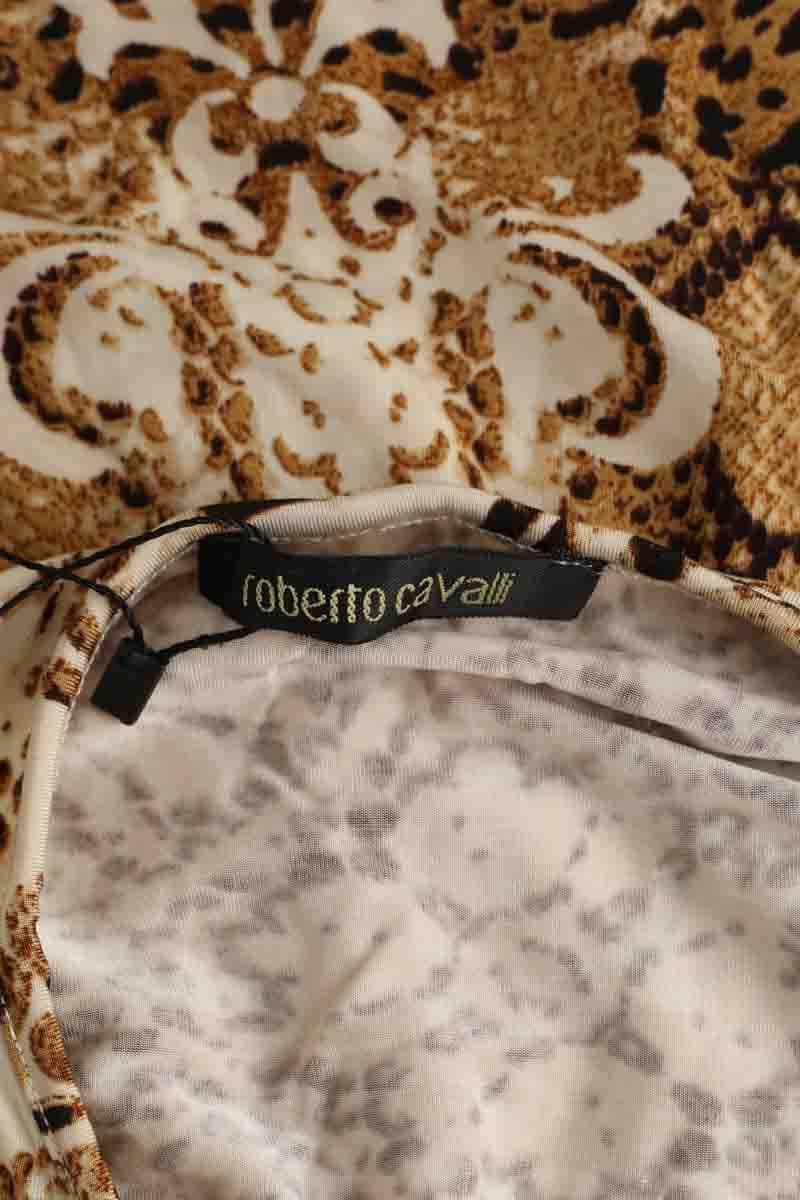 Top Roberto Cavalli Marron en Synthétique