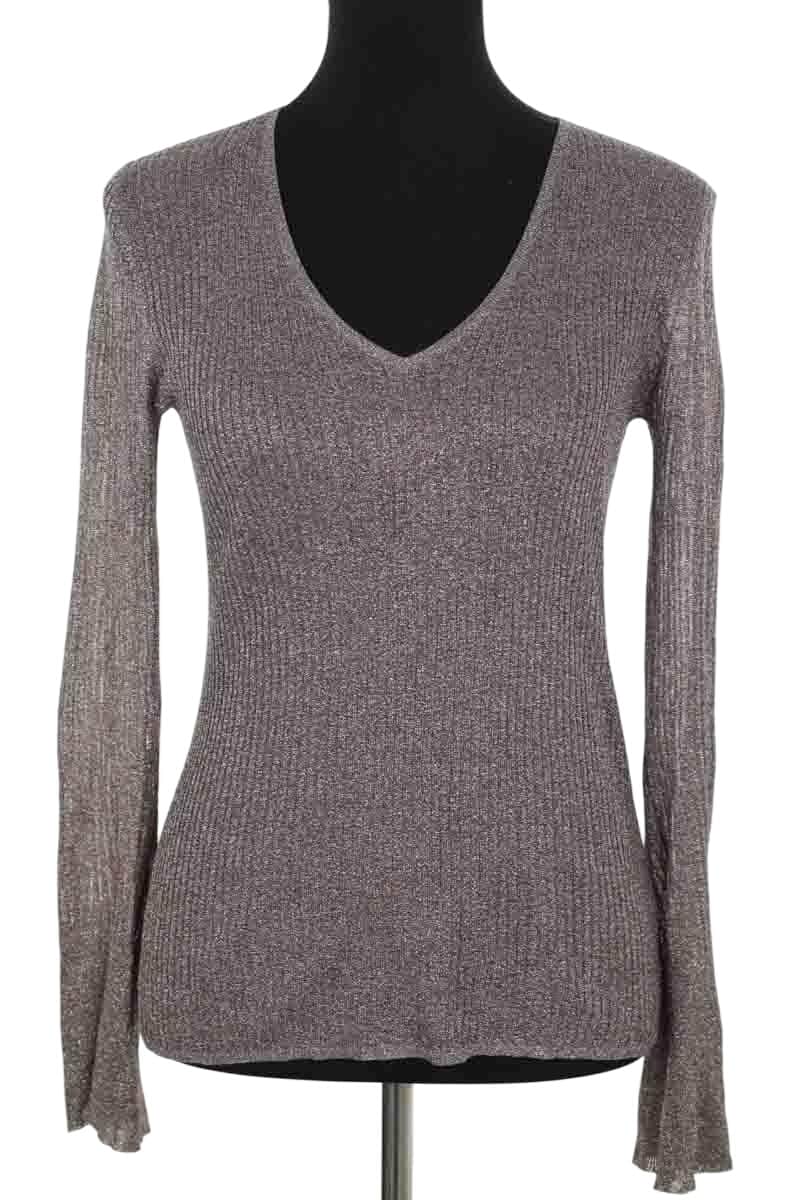 Top Rouje Gris en Viscose, taille M - Seconde Main
