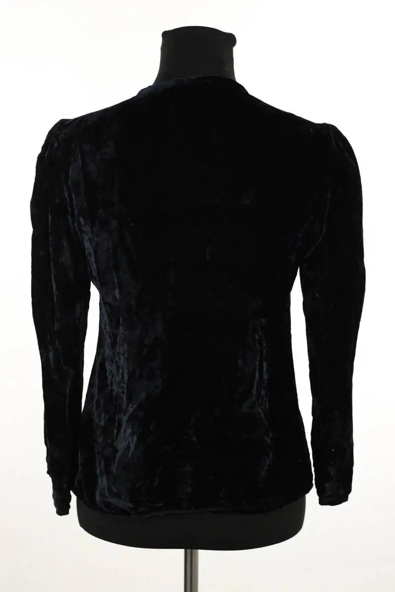 Top Rouje Noir en Synthétique