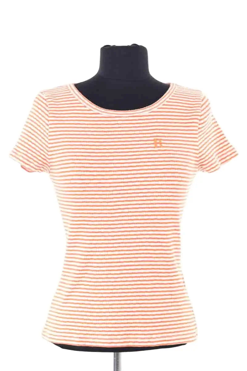 Top Rouje Orange en Coton, taille S - Seconde Main