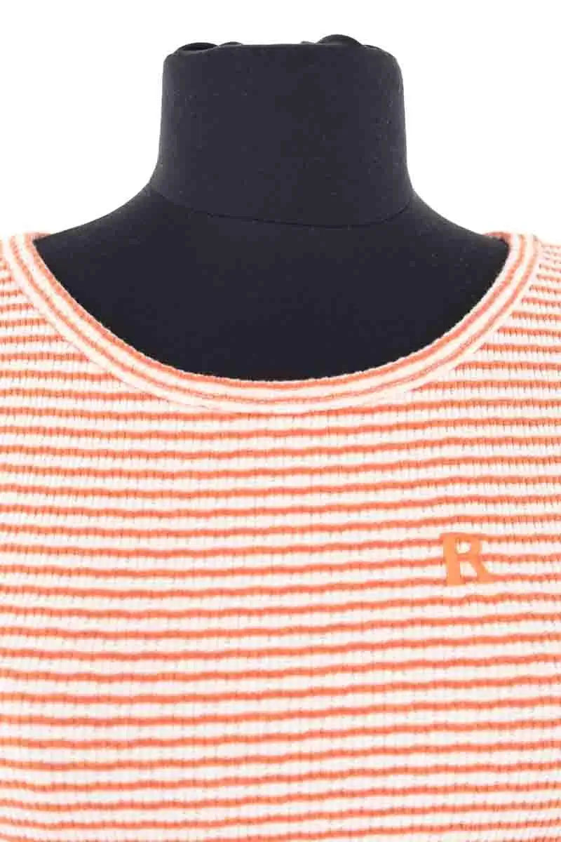 Top Rouje Orange en Coton