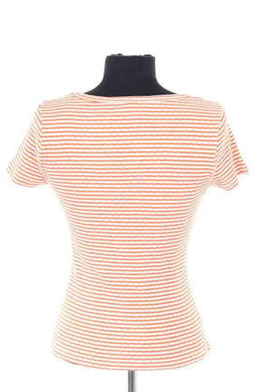 Top Rouje Orange en Coton