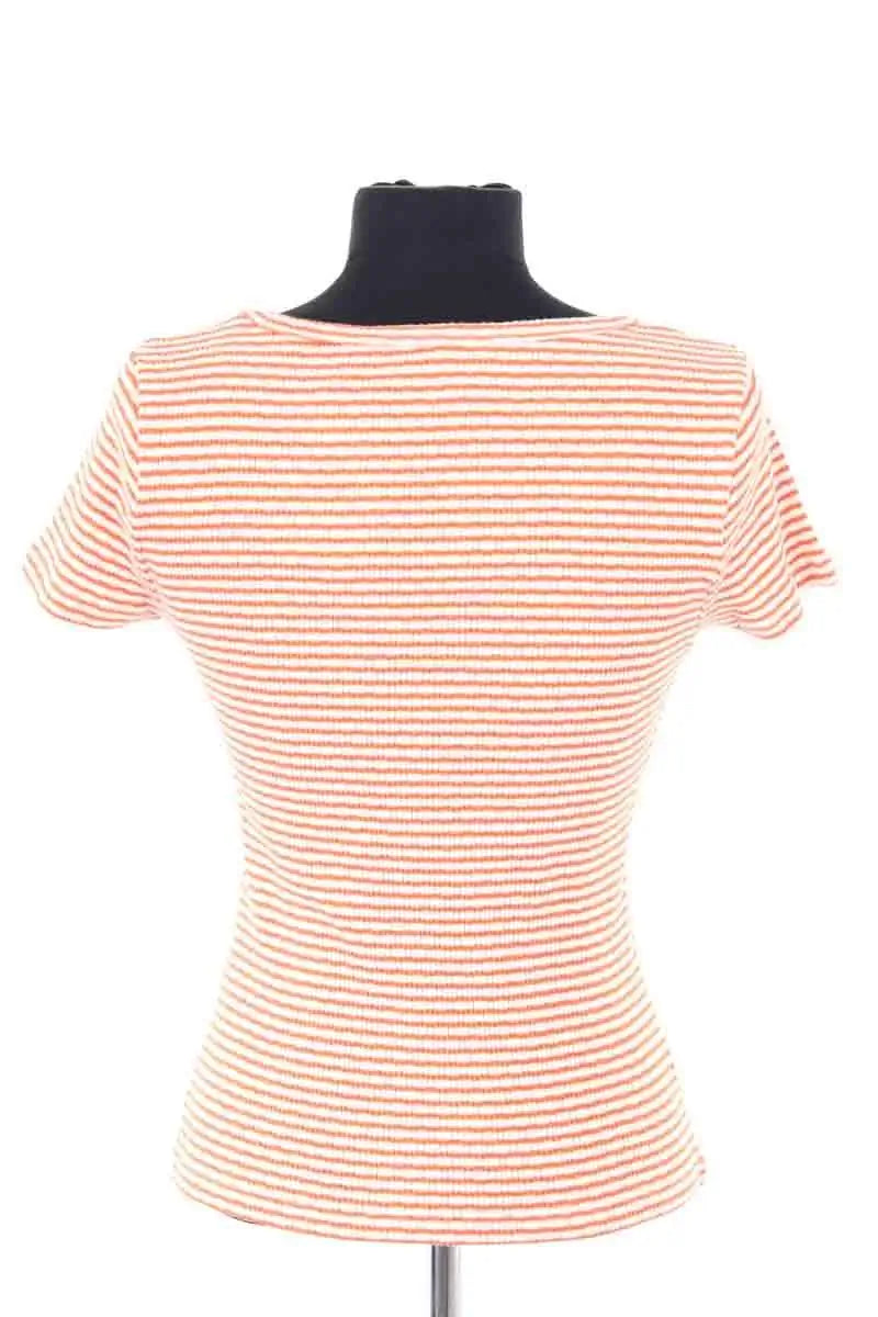 Top Rouje Orange en Coton