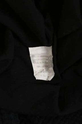 Top Saaj Noir en Coton