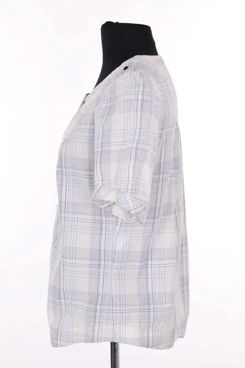 Top Sandro Blanc en Coton