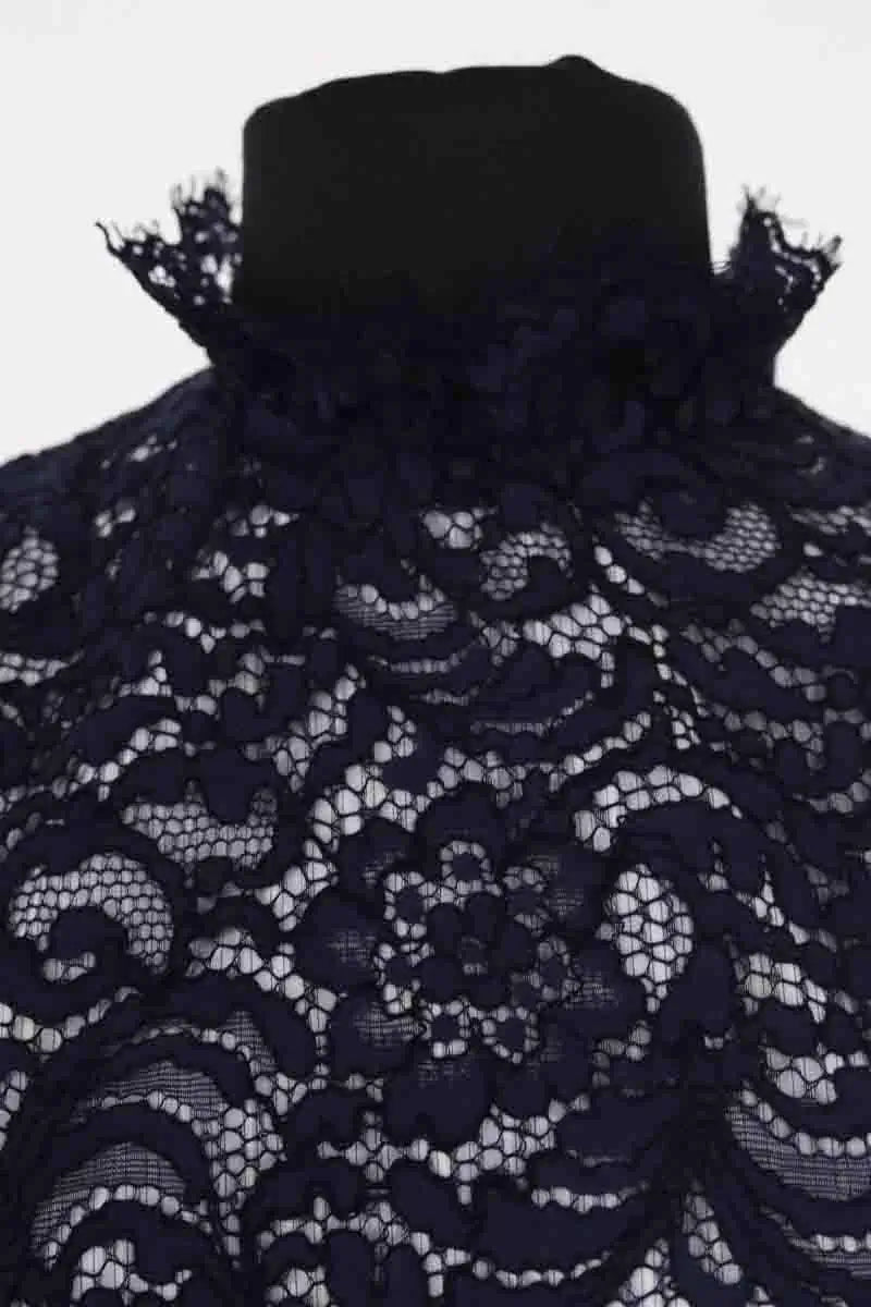 Top Sandro Bleu en Coton