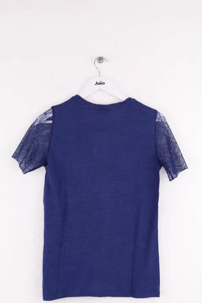 Top Sandro Bleu en Lin