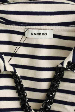 Top Sandro Marseille Blanc en Coton