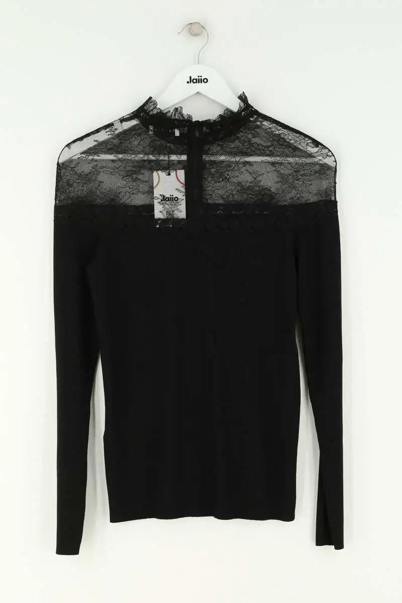 Top Sandro Noir en Synthétique