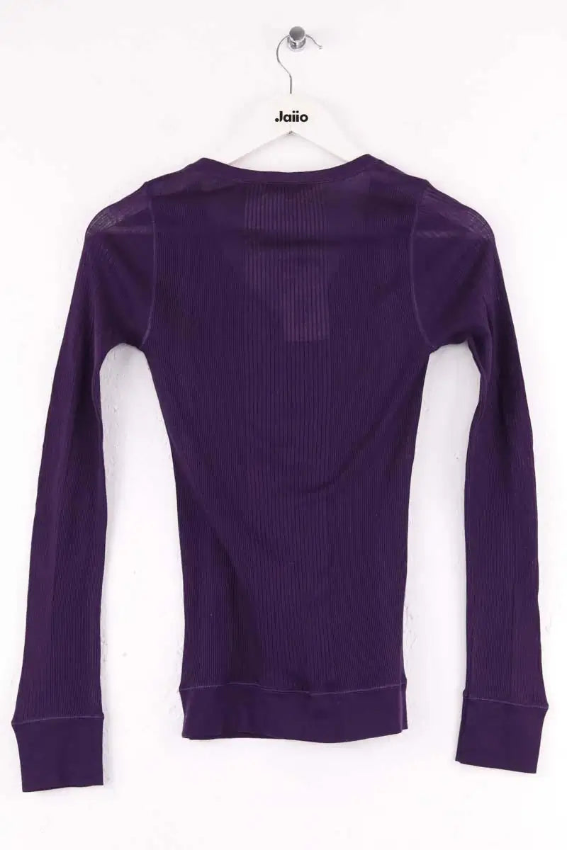 Top Sandro Violet en Coton