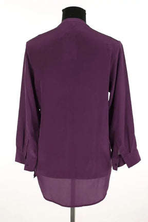 Top Sandro Violet en Soie