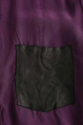 Top Sandro Violet en Soie