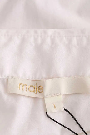 Top sans manche  Maje Blanc en Synthétique