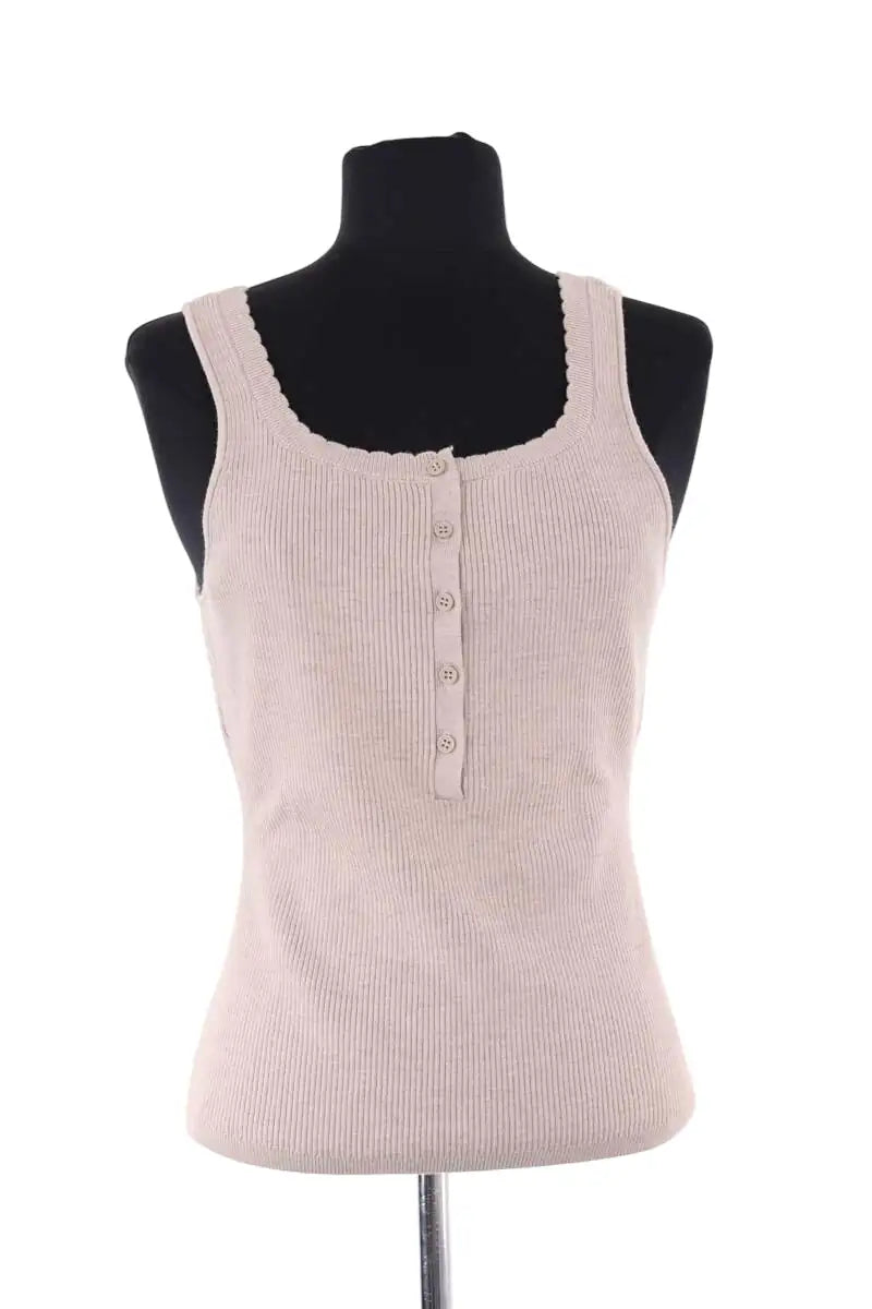 Top sans manche & Other Stories Gris en Coton, taille XS - Seconde Main