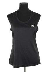 Top sans manche Adidas Noir en Polyester, taille M - Seconde Main