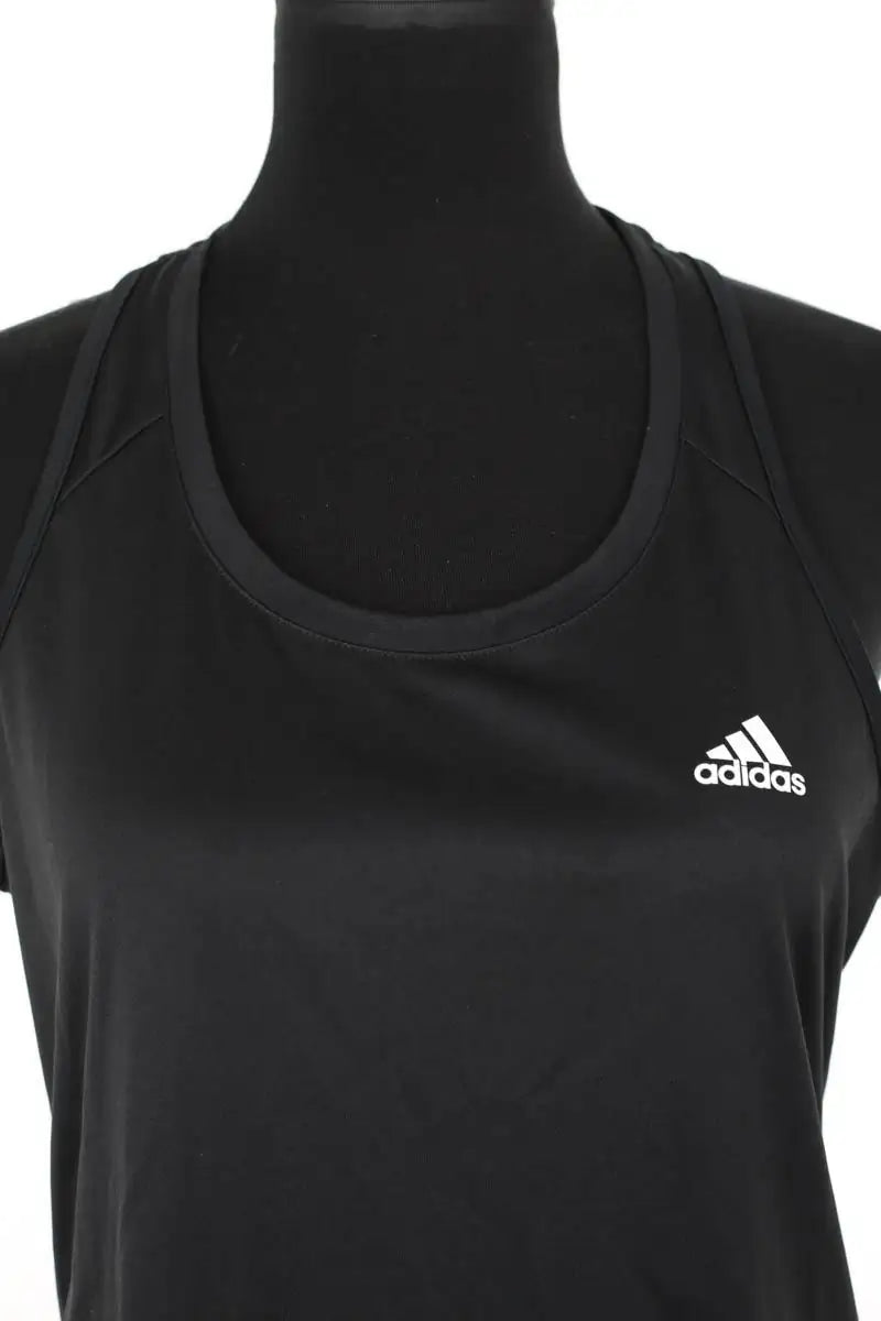 Top sans manche Adidas Noir en Polyester