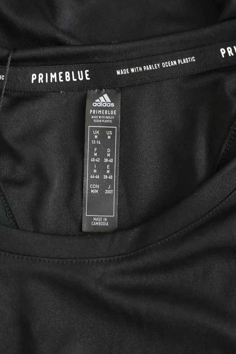 Top sans manche Adidas Noir en Polyester