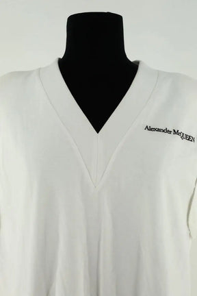 Top sans manche Alexander McQueen Blanc en Coton