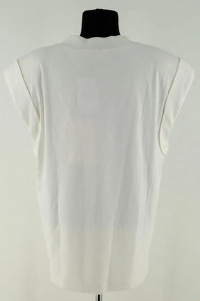 Top sans manche Alexander McQueen Blanc en Coton