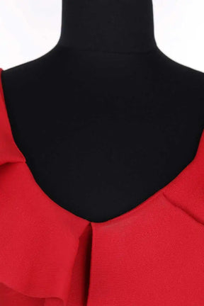 Top sans manche Alexander McQueen Rouge en Synthétique