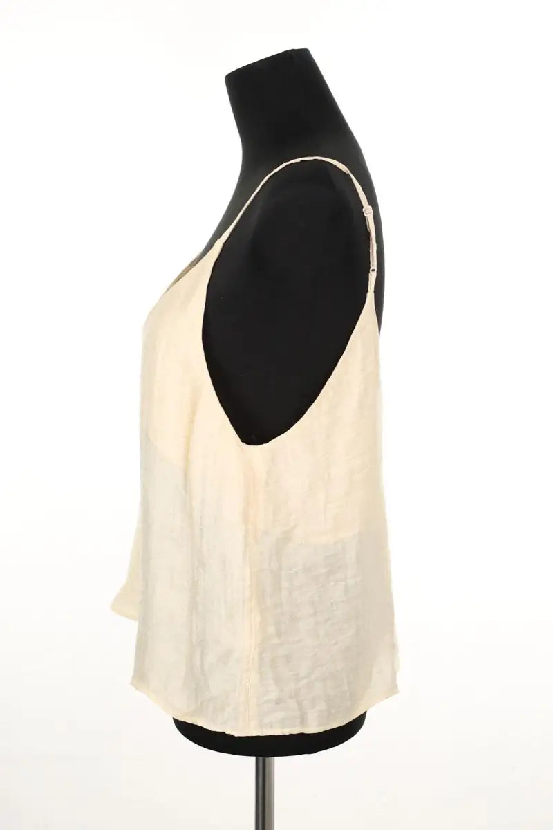 Top sans manche American Vintage Beige en Synthétique