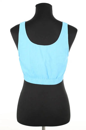 Top sans manche American Vintage Bleu en Coton