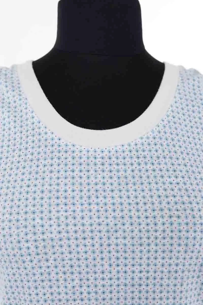 Top sans manche American Vintage Bleu en Coton