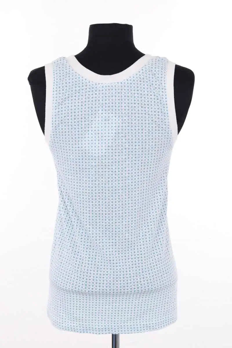 Top sans manche American Vintage Bleu en Coton