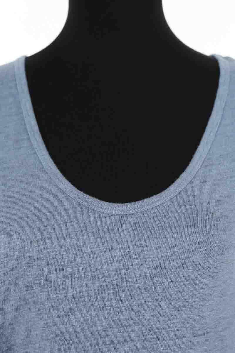 Top sans manche American Vintage Bleu en Lin