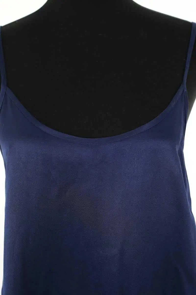 Top sans manche American Vintage Bleu en Viscose