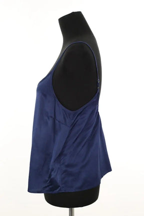 Top sans manche American Vintage Bleu en Viscose