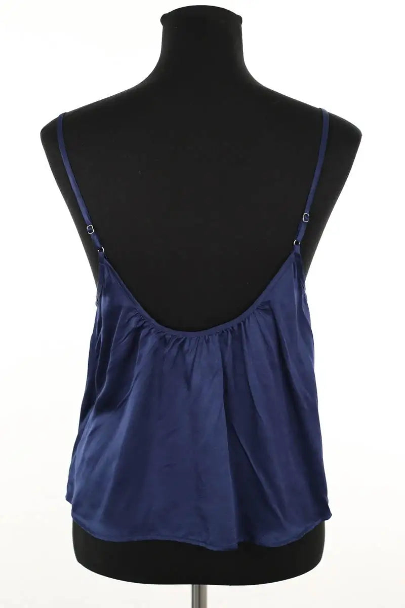 Top sans manche American Vintage Bleu en Viscose