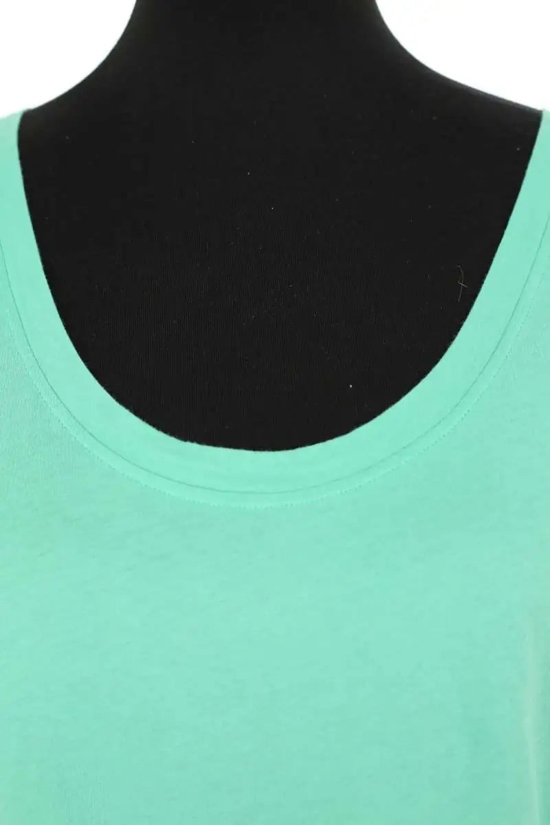Top sans manche American Vintage Vert en Coton
